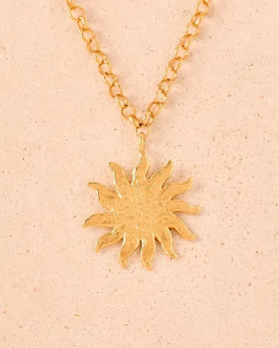 Agapée Helio Necklace In Gold