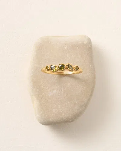 Agapée Koré Green Ring-l In Pink
