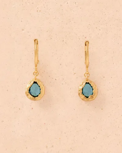 Agapée Lysia Blue Earrings In Orange