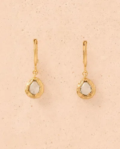 Agapée Lysia Crystal Earrings In Purple