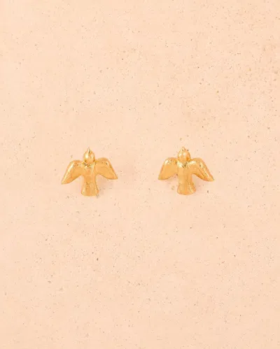Agapée Mara Stud Earrings In Gold