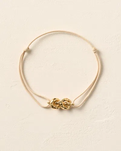 Agapée Nodéa Cord Bracelet In Gold