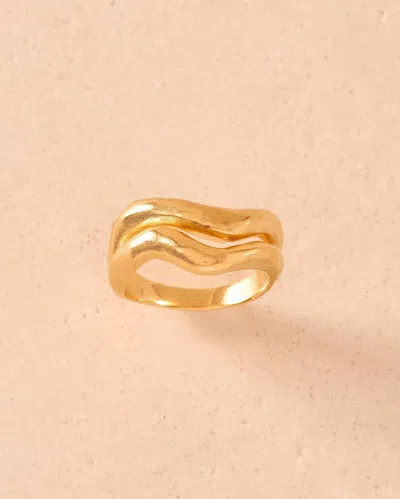 Agapée Ondea Ring-m In Gold