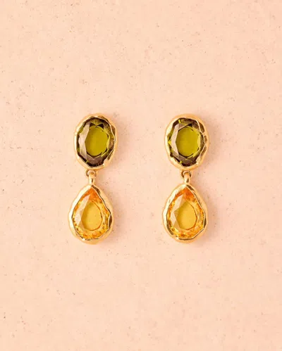 Agapée Pedra Earrings In Red