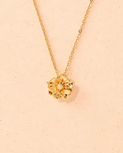 Agapée Zinnia Necklace In Gold