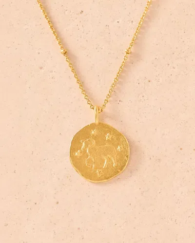 Agapée Zodiac Necklace-aries (21 March - 19 April) In Gold