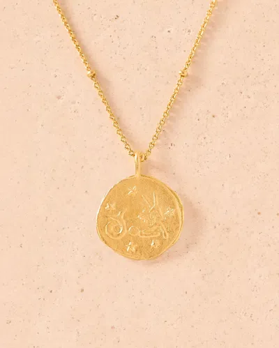 Agapée Zodiac Necklace-capricorn (22 December - 19 January) In Gold