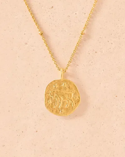 Agapée Zodiac Necklace-taurus (20 April - 20 May) In Gold