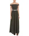 Agata Webers Silk-blend Maxi Dress In Black