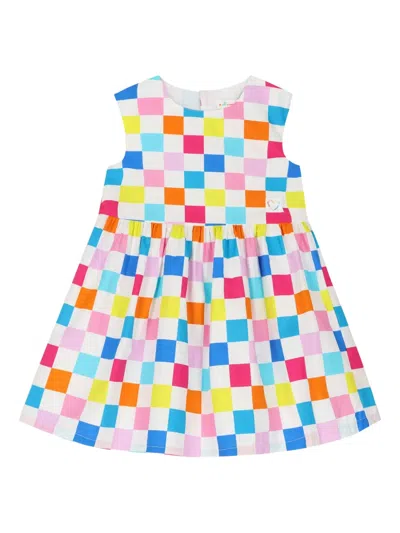 Agatha Ruiz De La Prada Kids' Check Sleeveless Dress In Multi