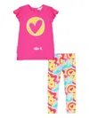 Agatha Ruiz De La Prada Floral Leggings Set In Multi