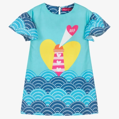 Agatha Ruiz De La Prada Babies'  Girls Blue Beach Dress