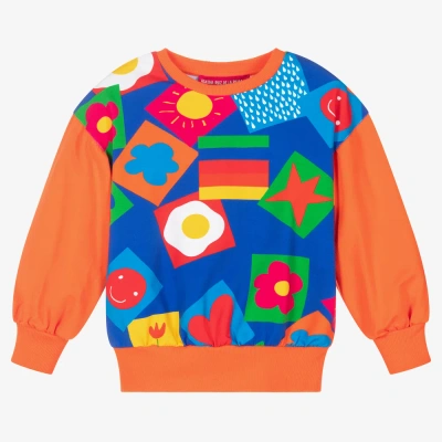 Agatha Ruiz De La Prada Babies'  Girls Orange Cotton Sweatshirt