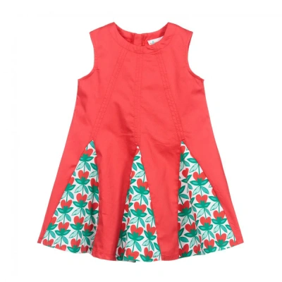 Agatha Ruiz De La Prada Babies'  Girls Red Cotton Dress