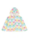 Agatha Ruiz De La Prada Heart Hooded Jacket In White