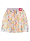 Agatha Ruiz De La Prada Heart-motif Tulle Skirt In Neutral