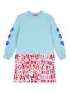 Agatha Ruiz De La Prada Pleated Dress In Blue