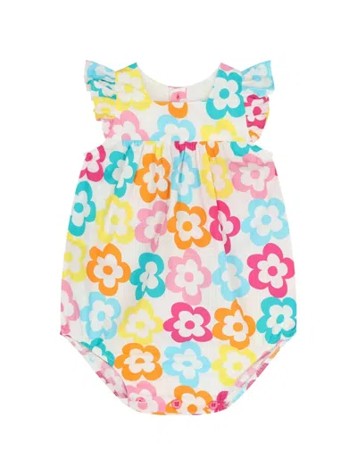 Agatha Ruiz De La Prada Ruffled Floral Babywear In Multi
