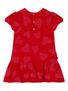 Agatha Ruiz De La Prada Sequin Heart Dress In Red