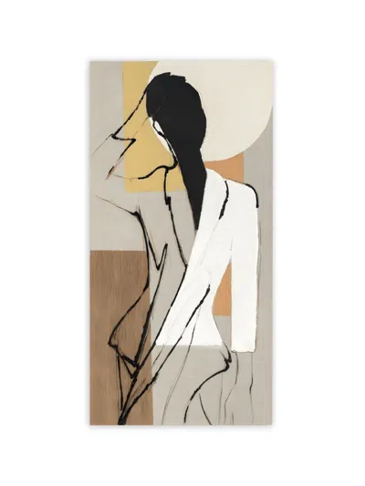 Agave Quadri Elegant Shape 2 Frame In Brown