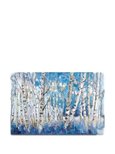 Agave Quadri Quadro Dipinto A Mano Chill Forest Agave Frame In Blue