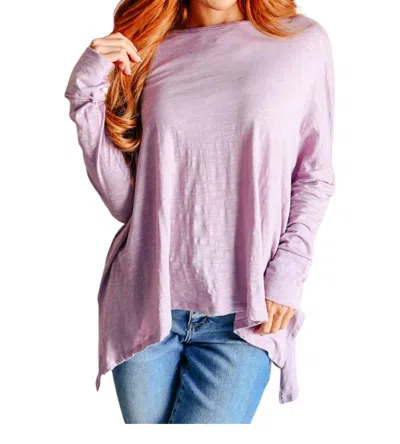 Agave Sky Together Step Long Sleeve In Pink