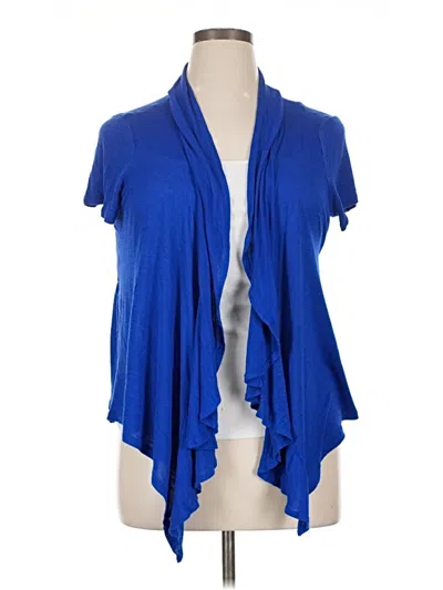 Pre-owned Agb Cardigan Sweater In Blue