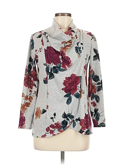 Pre-owned Agb Cardigan Sweater In Gray