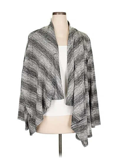 Pre-owned Agb Cardigan Sweater In Gray