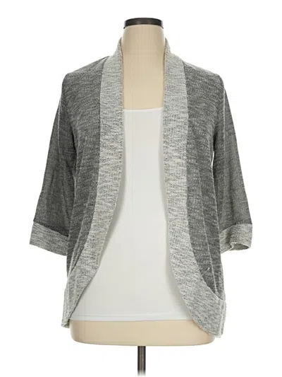 Pre-owned Agb Cardigan Sweater In Gray
