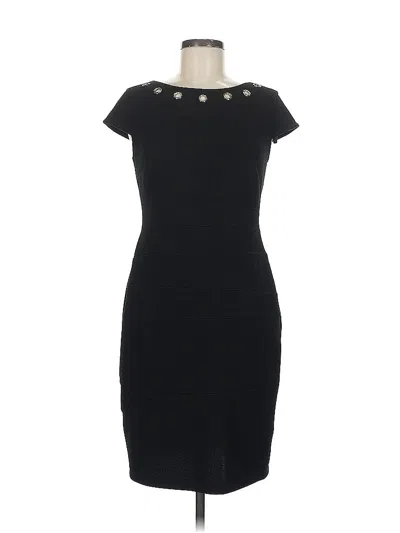 Pre-owned Agb Casual Dress In Black