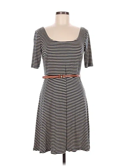 Pre-owned Agb Casual Dress In Black