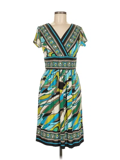 Pre-owned Agb Casual Dress In Blue