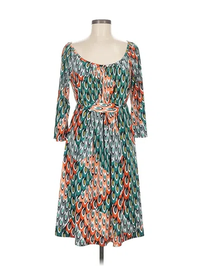 Pre-owned Agb Casual Dress In Blue