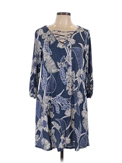 Pre-owned Agb Casual Dress In Blue