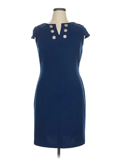 Pre-owned Agb Casual Dress In Blue