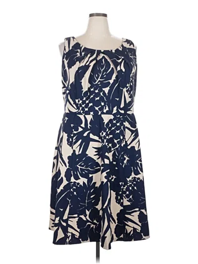 Pre-owned Agb Casual Dress In Blue