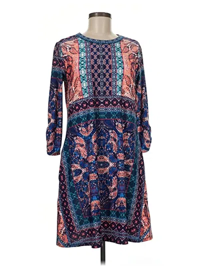 Pre-owned Agb Casual Dress In Blue