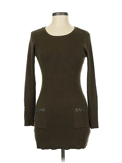Pre-owned Agb Casual Dress In Brown