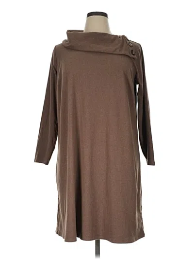 Pre-owned Agb Casual Dress In Brown