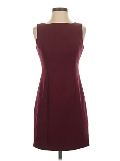 Pre-owned Agb Casual Dress In Burgundy