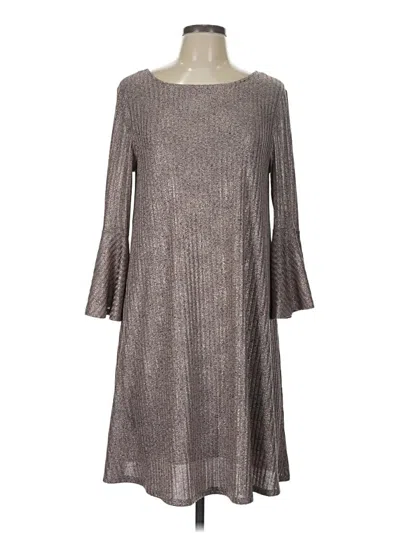 Pre-owned Agb Casual Dress In Gray