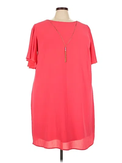 Pre-owned Agb Casual Dress In Pink