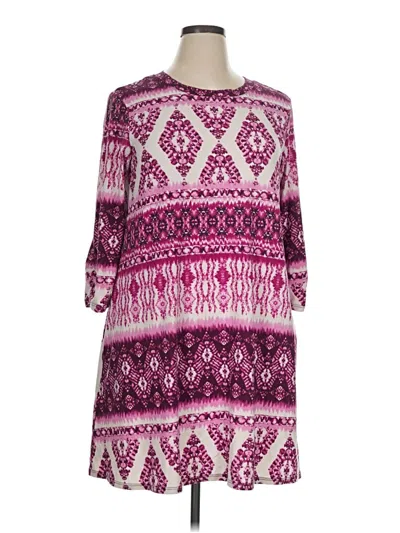 Pre-owned Agb Casual Dress In Pink