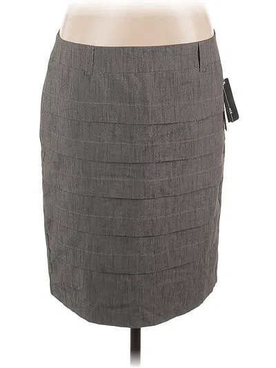 Pre-owned Agb Casual Skirt In Gray