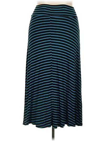 Pre-owned Agb Casual Skirt In Teal