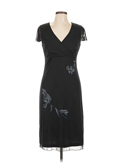 Pre-owned Agb Cocktail Dress In Black