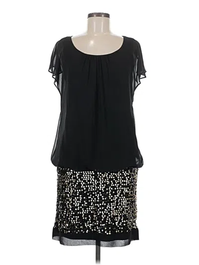 Pre-owned Agb Cocktail Dress In Black