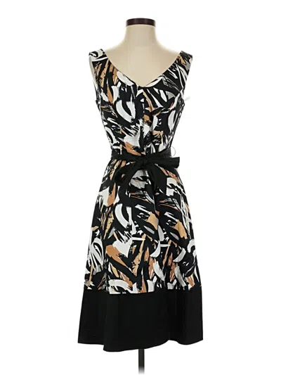 Pre-owned Agb Cocktail Dress In Black
