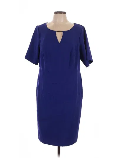 Pre-owned Agb Cocktail Dress In Blue